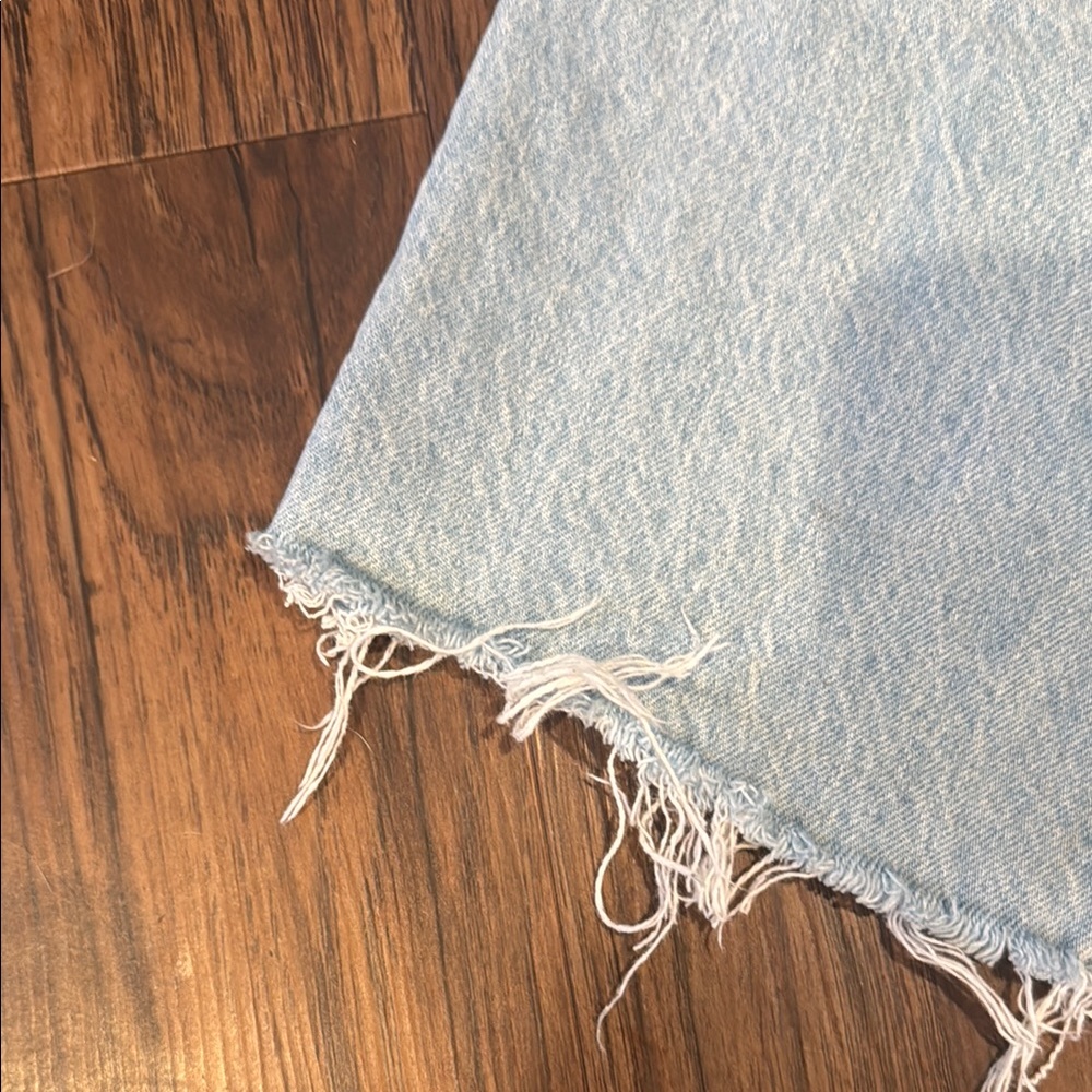 Light Blue Distressed Women Jeans - Picture 3 of 7